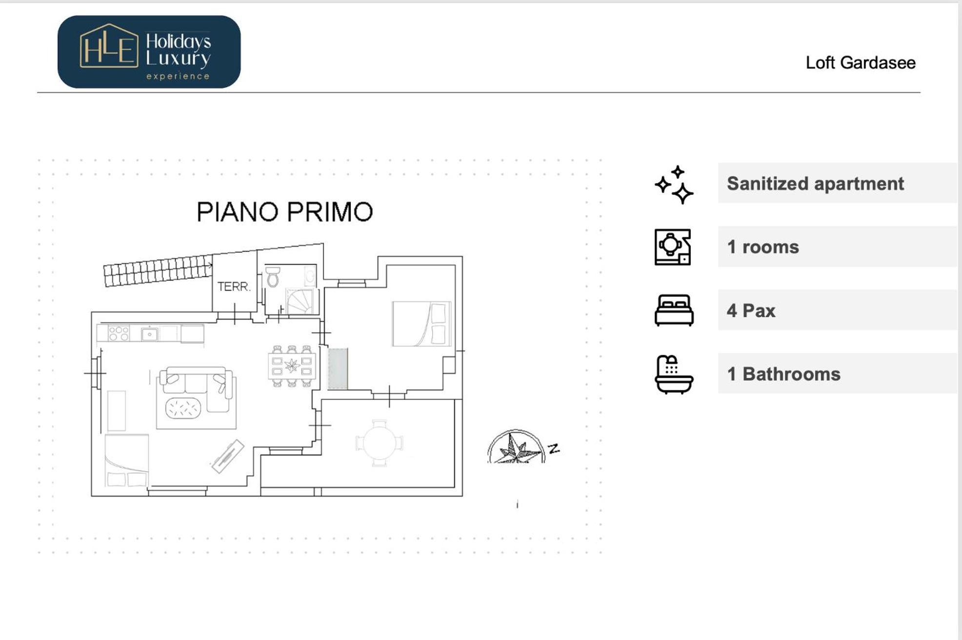 Loft Gardasee Lonato Eksteriør billede